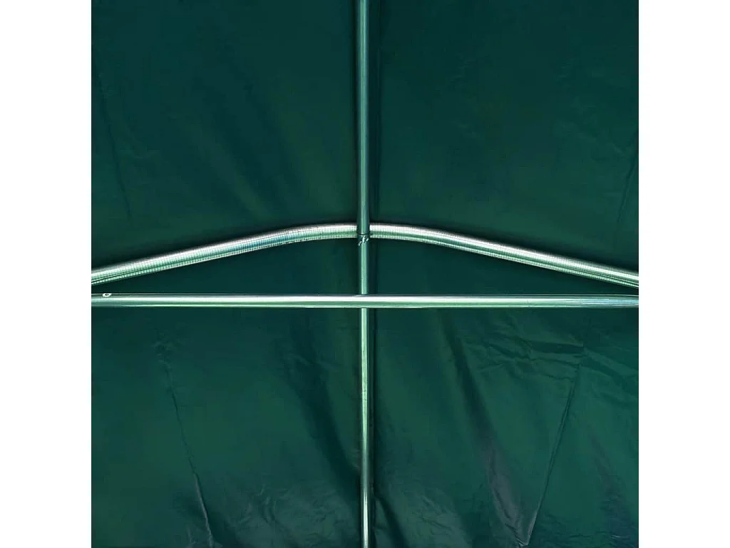 Carpa garaje PVC 2,4x3,6 m Verde