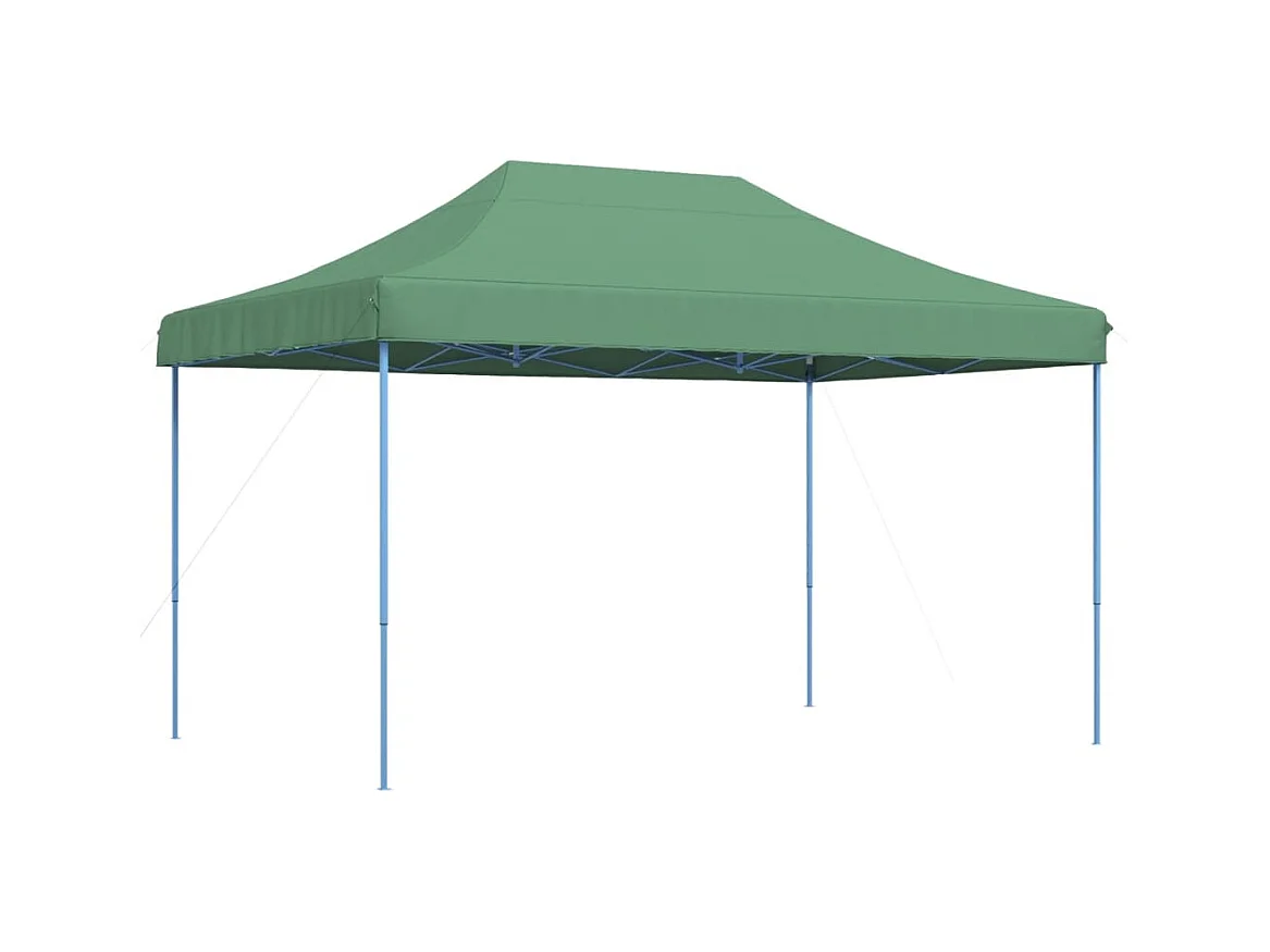 Carpa de recepción plegable verde 440x292x315 cm