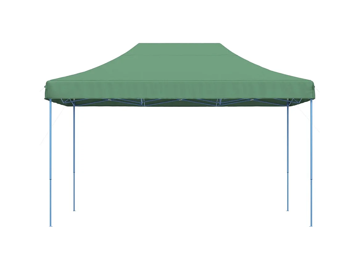 Carpa de recepción plegable verde 440x292x315 cm