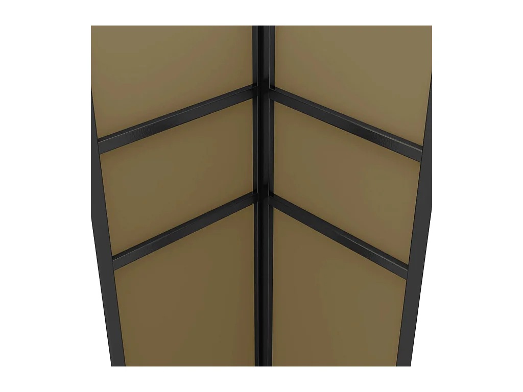 Belvédère avec double toit 3x3x2,7 m Taupe 180 g/m²