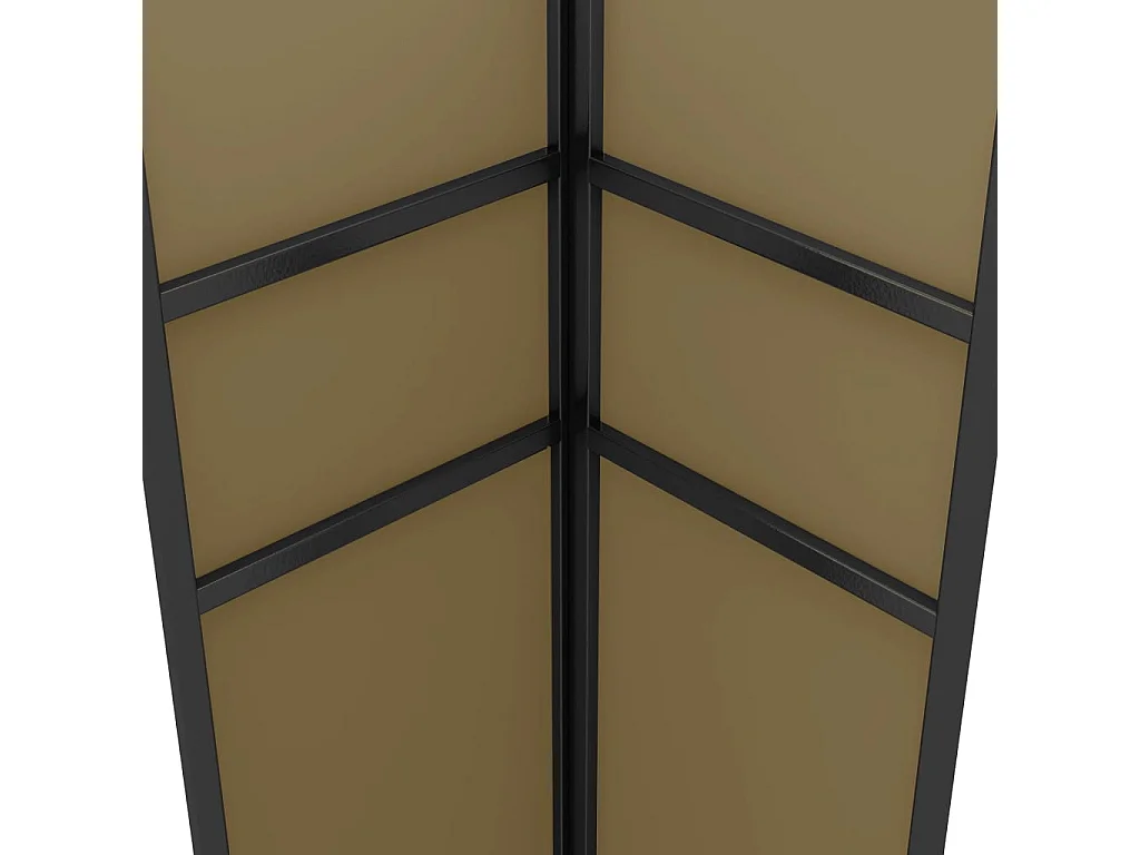 Belvédère avec double toit 3x3x2,7 m Taupe 180 g/m²