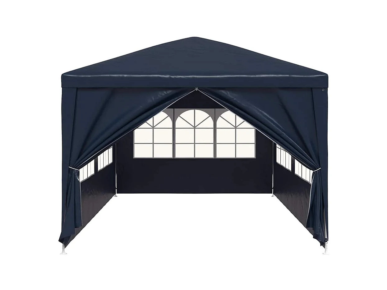 Carpa de recepción azul de 3 x 6 m