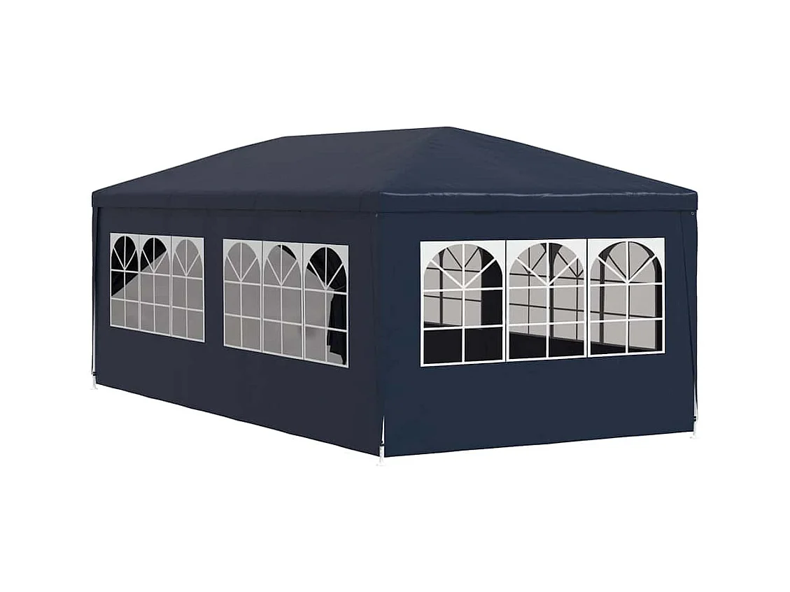 Carpa de recepción azul de 3 x 6 m