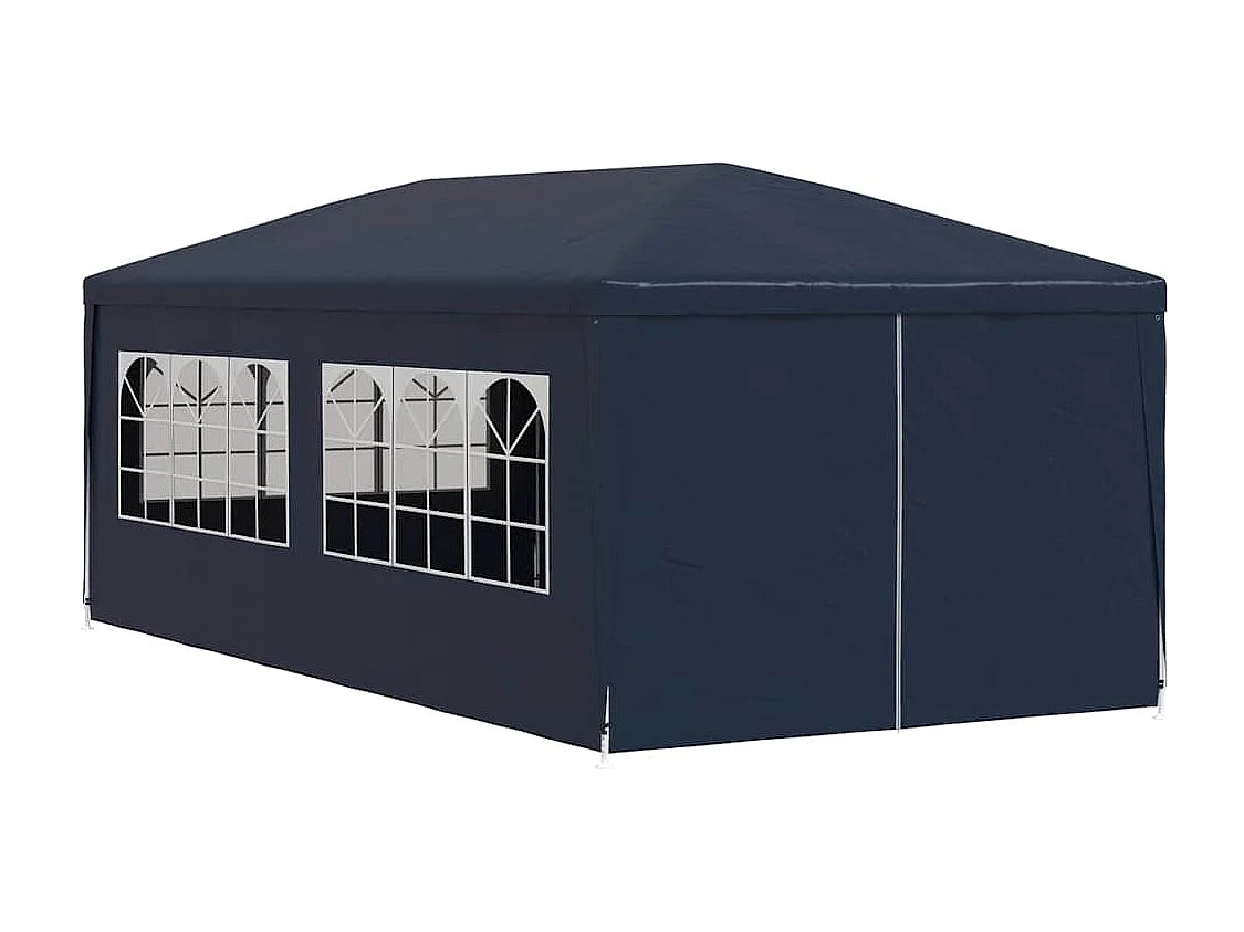 Tente de réception 3 x 6 m Bleu