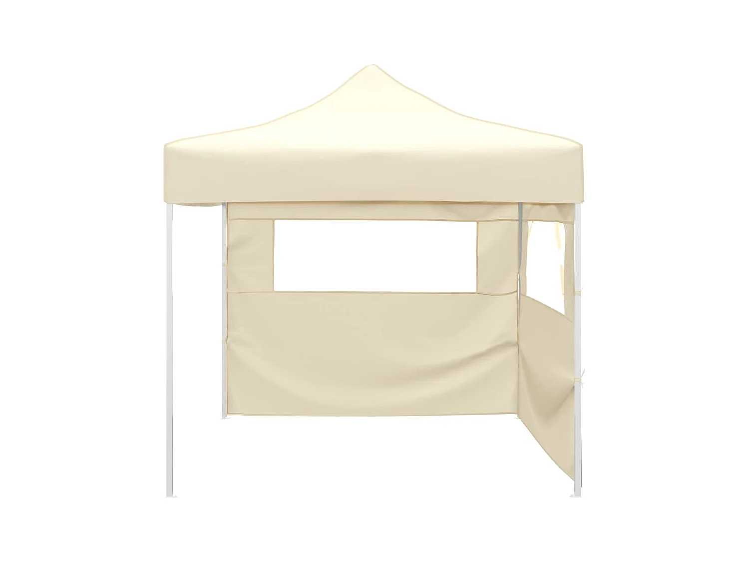 Tienda plegable con 2 paredes 291x291x315 cm Crema