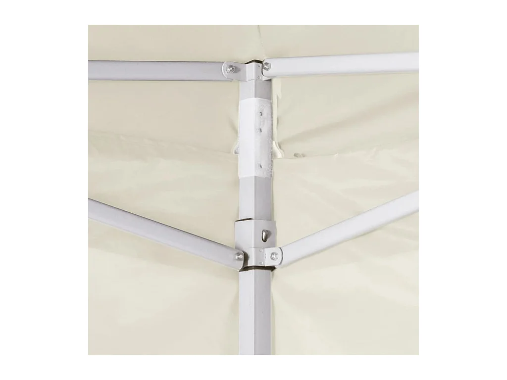 Tienda plegable con 2 paredes 291x291x315 cm Crema