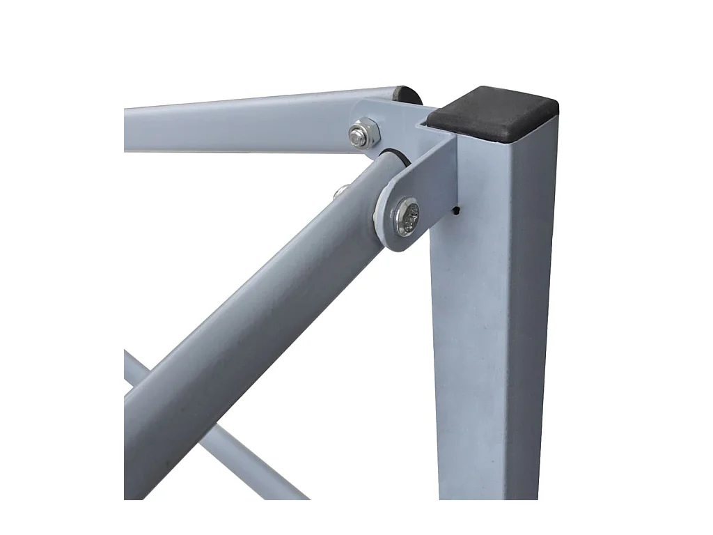 Tienda plegable con 2 paredes 291x291x315 cm Crema