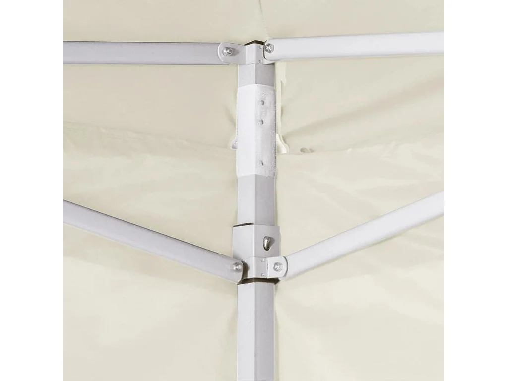 Tienda plegable con 2 paredes 291x291x315 cm Crema