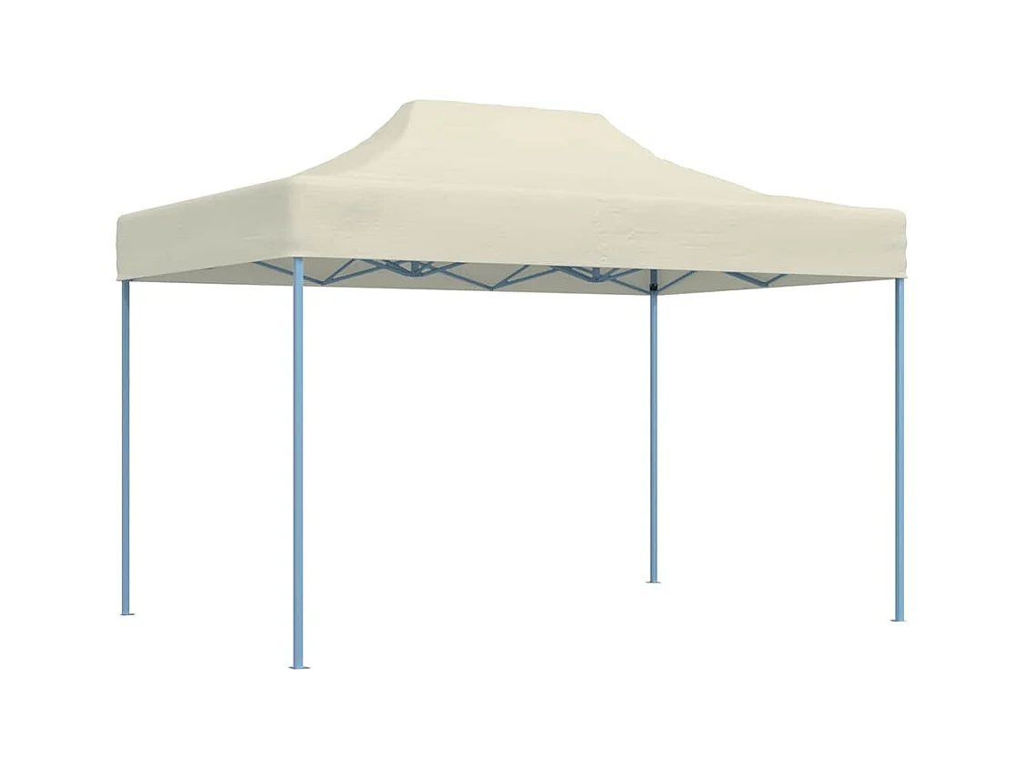 Carpa de recepción plegable profesional 3x4 m Acero Crema
