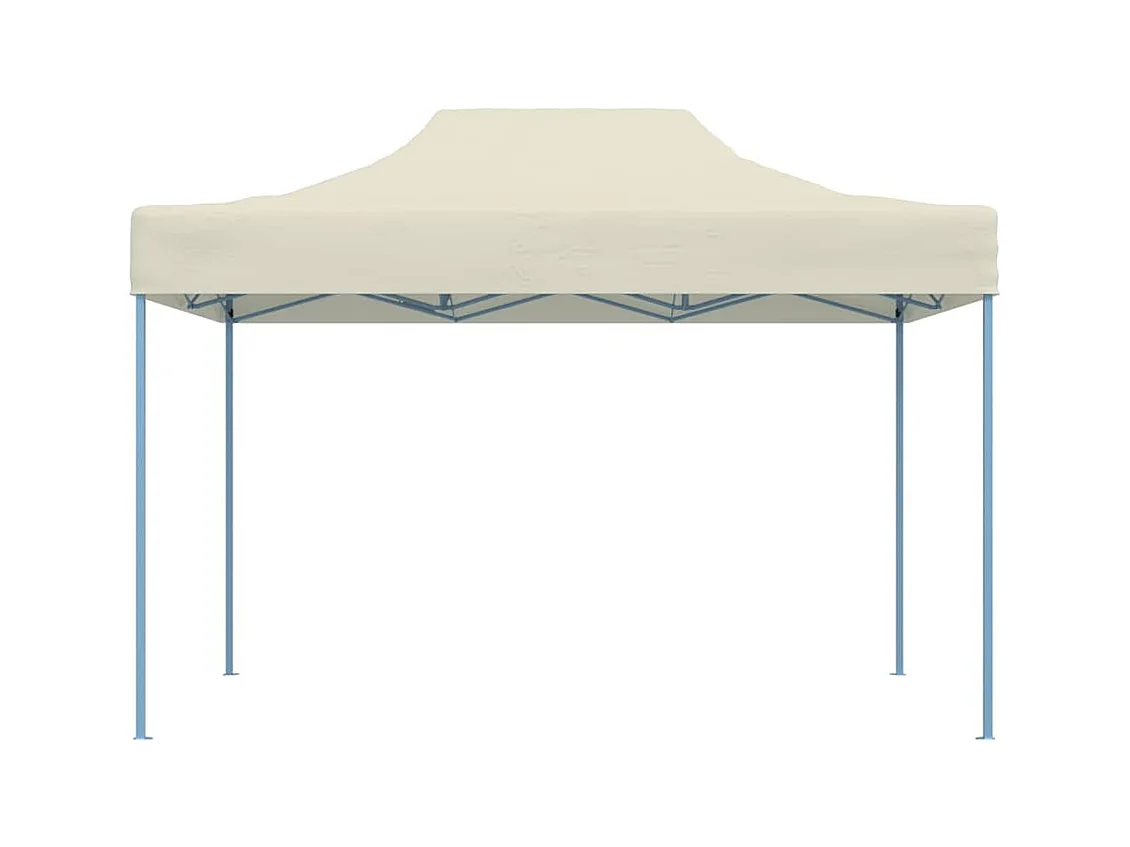 Carpa de recepción plegable profesional 3x4 m Acero Crema