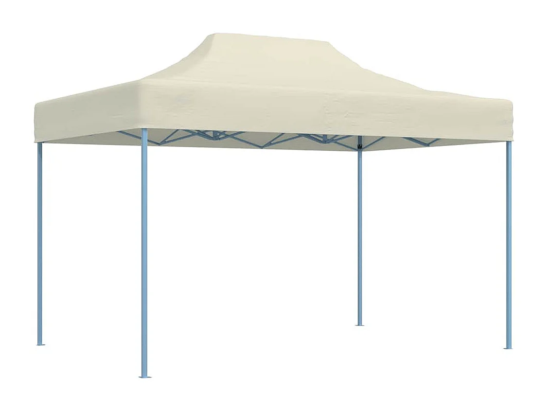 Carpa de recepción plegable profesional 3x4 m Acero Crema