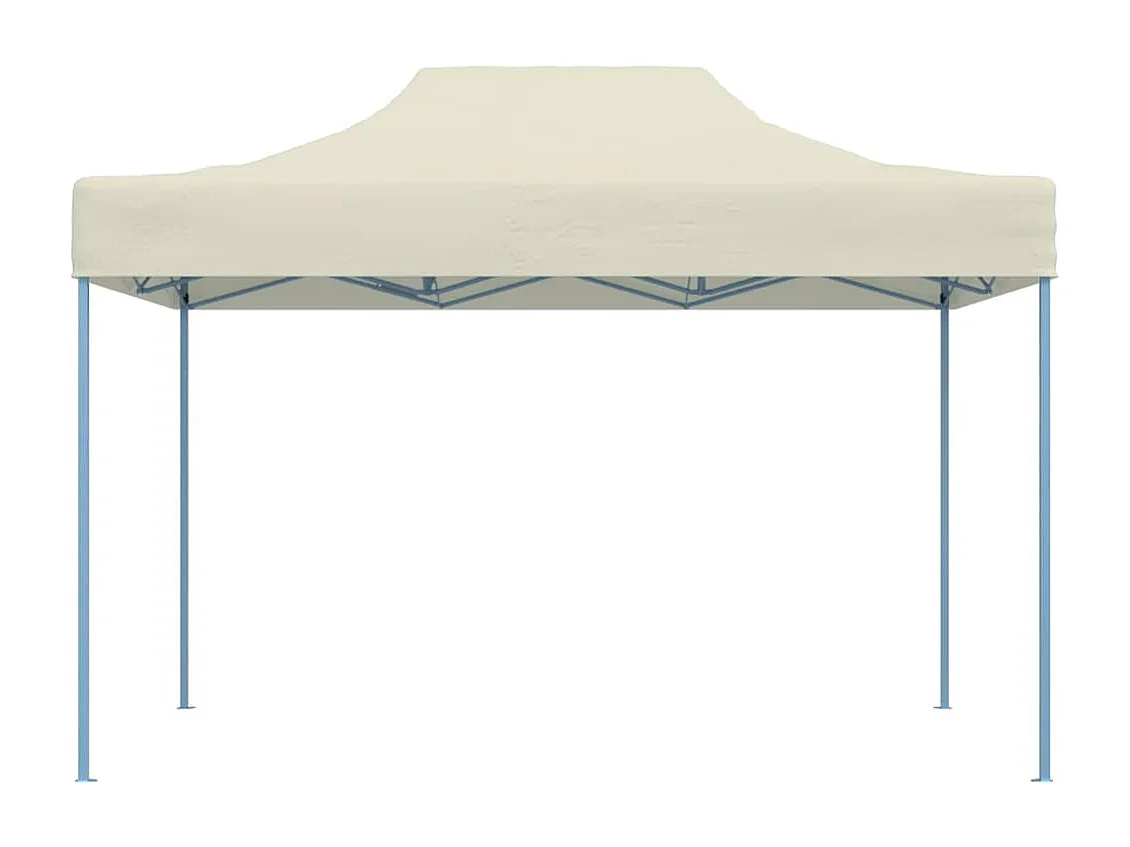Carpa de recepción plegable profesional 3x4 m Acero Crema