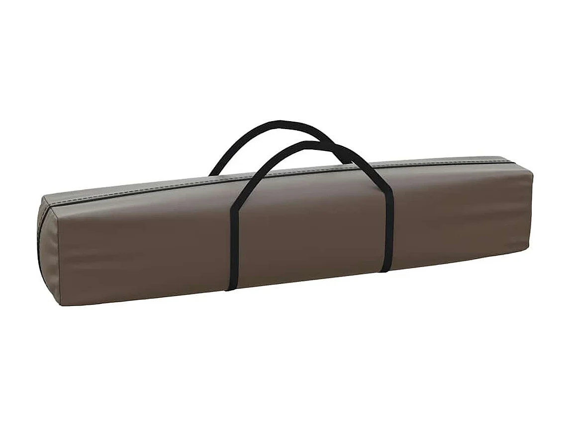 Tenda pieghevole per ricevimenti con pareti Taupe 3x3 m