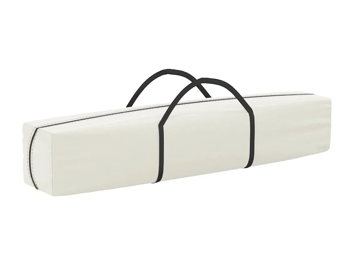 Carpa de recepción plegable color crema de 3x6 m