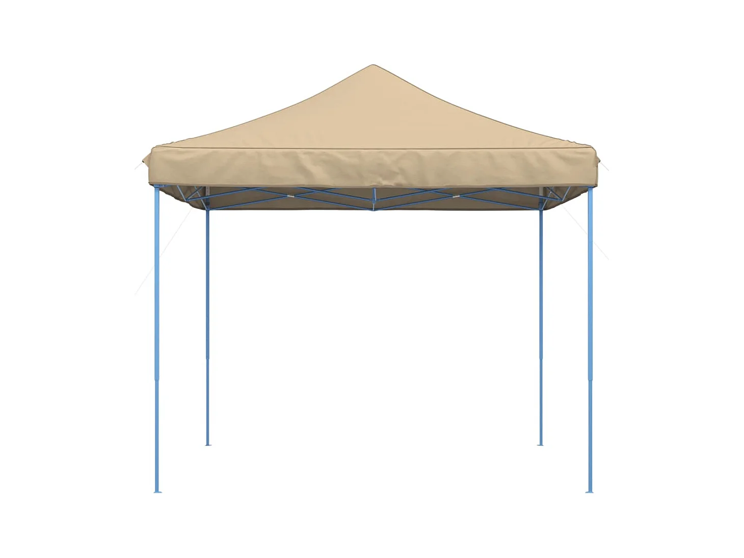 Tenda pieghevole retrattile beige per ricevimenti 292x292x315 cm