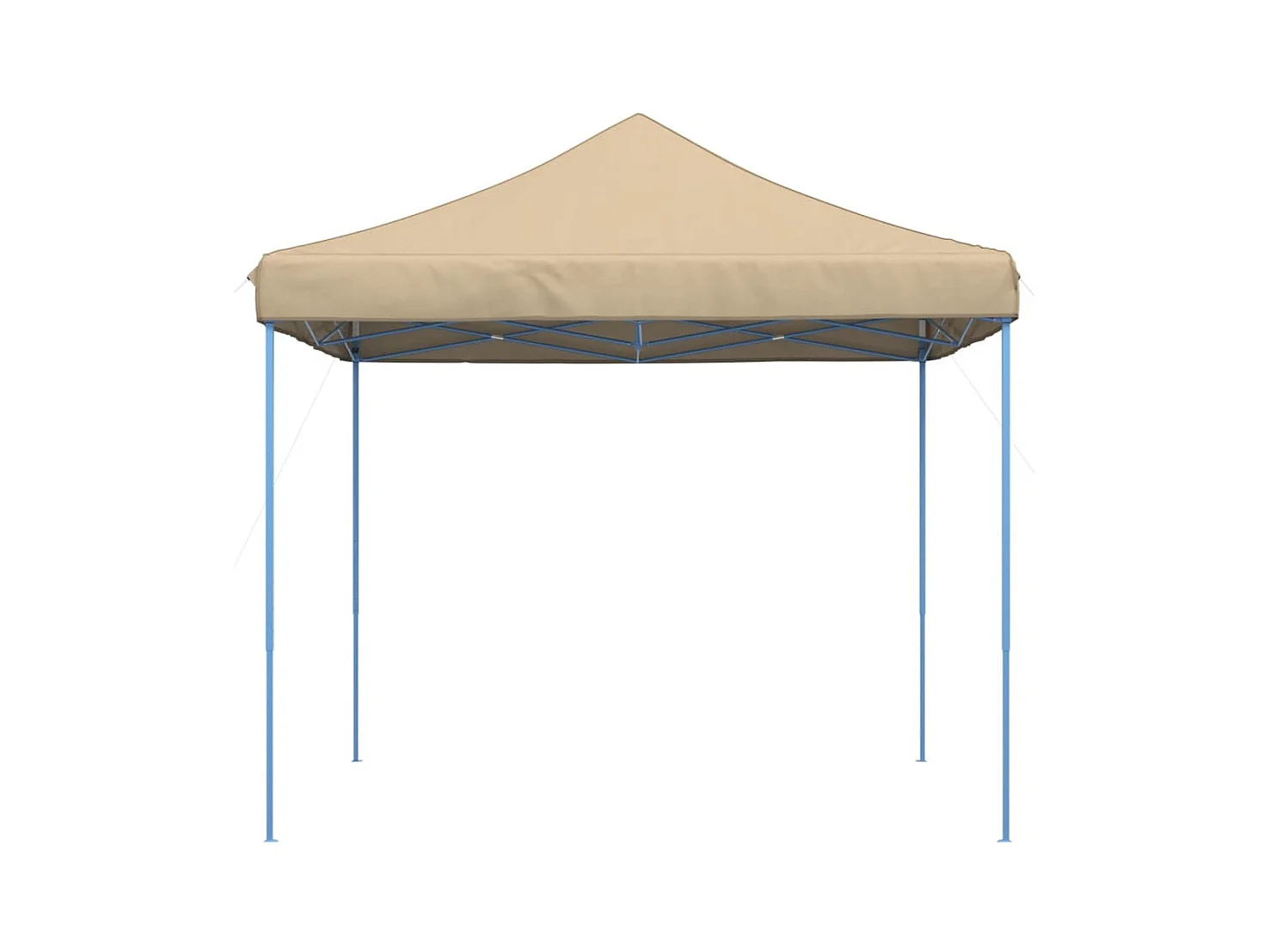 Tenda pieghevole retrattile beige per ricevimenti 292x292x315 cm