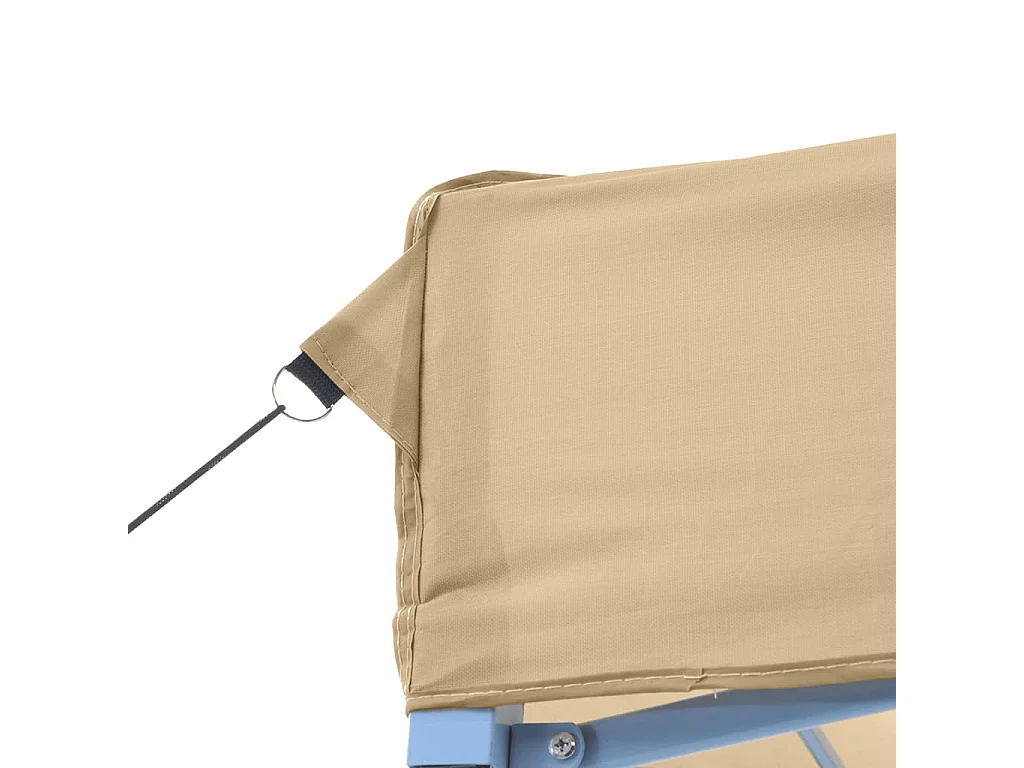 Carpa de recepción plegable retráctil beige 292x292x315 cm