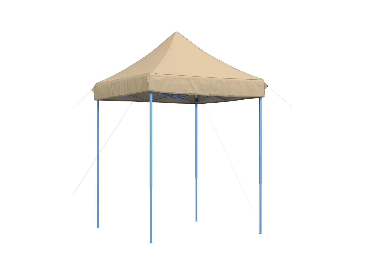 Carpa de recepción plegable retráctil beige 200x200x306 cm