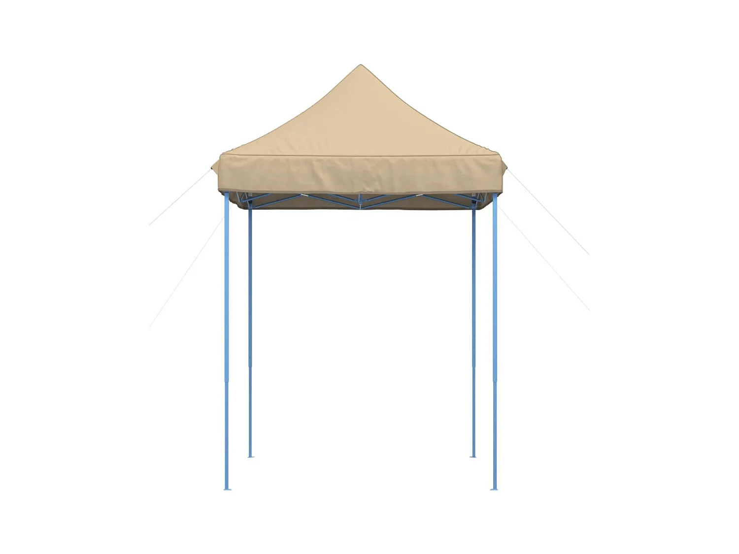 Carpa de recepción plegable retráctil beige 200x200x306 cm