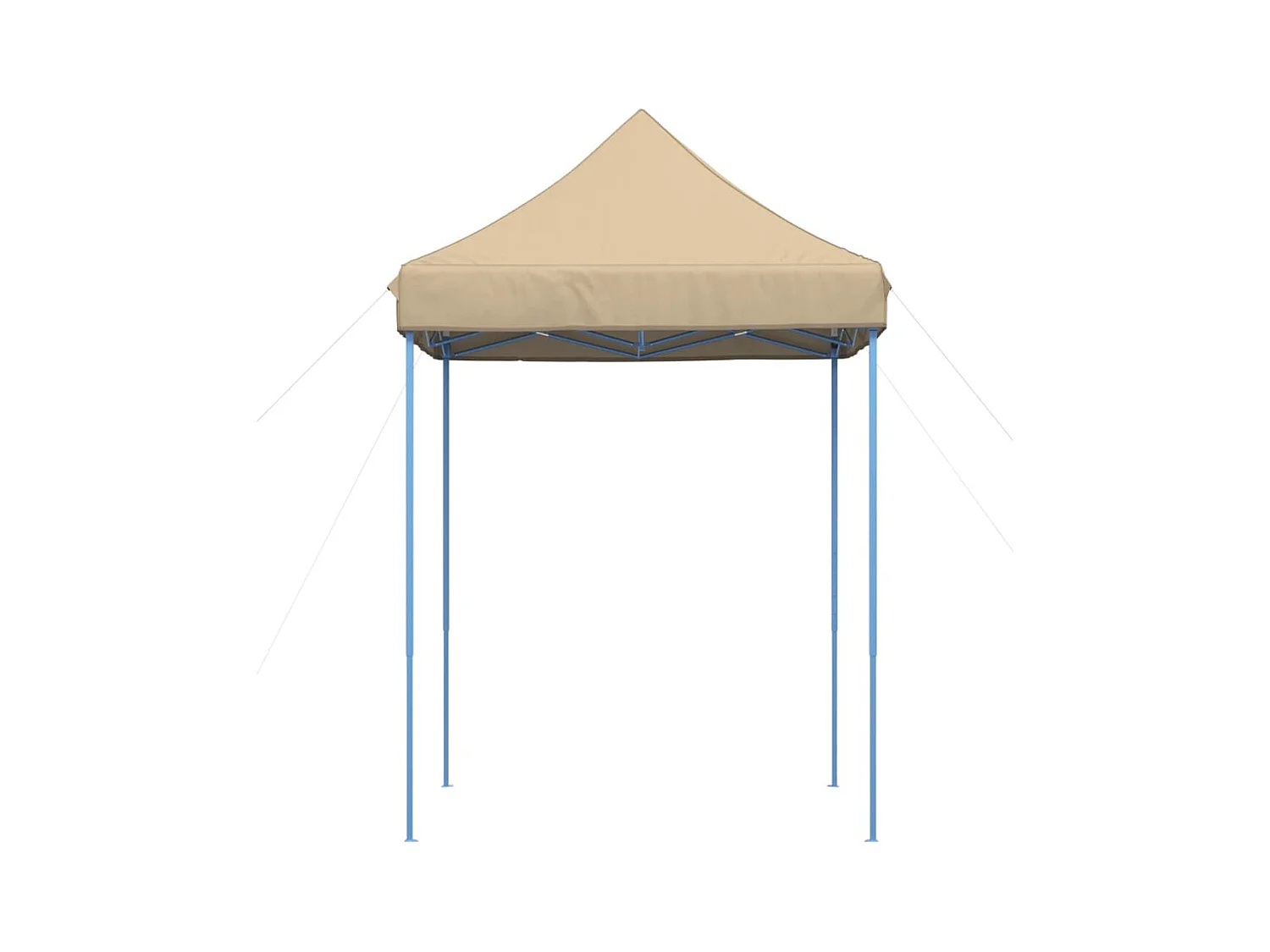 Carpa de recepción plegable retráctil beige 200x200x306 cm