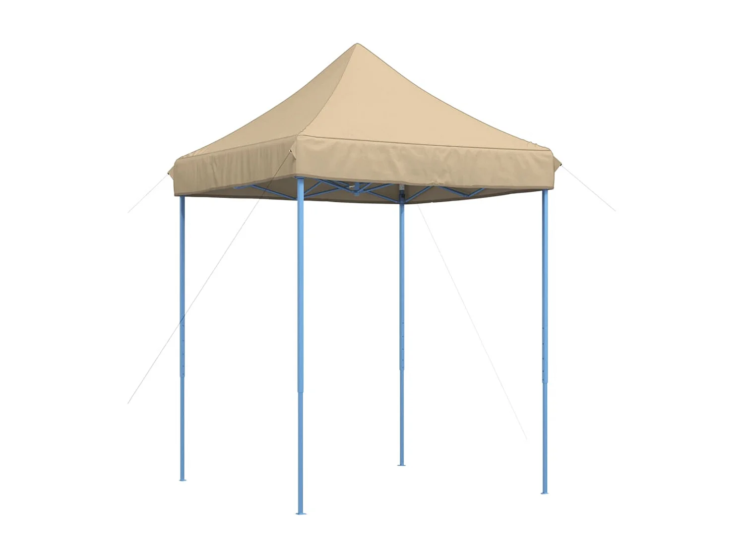 Carpa de recepción plegable retráctil beige 200x200x306 cm