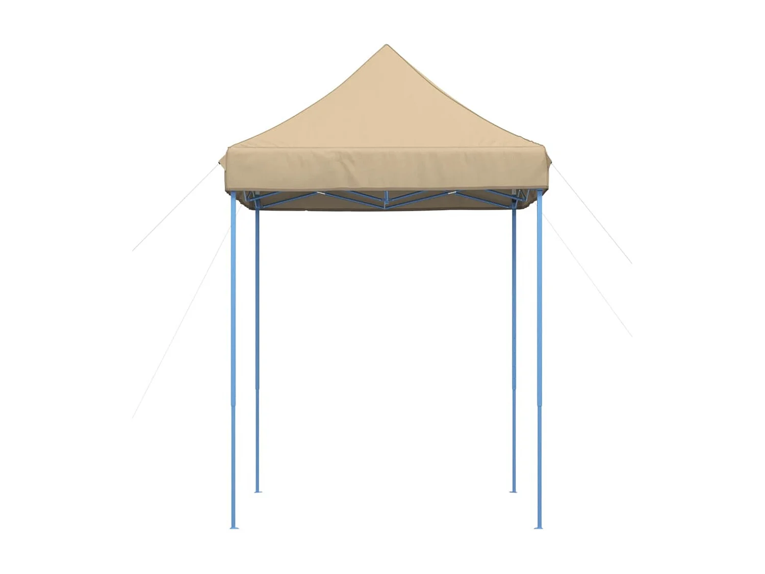 Carpa de recepción plegable retráctil beige 200x200x306 cm