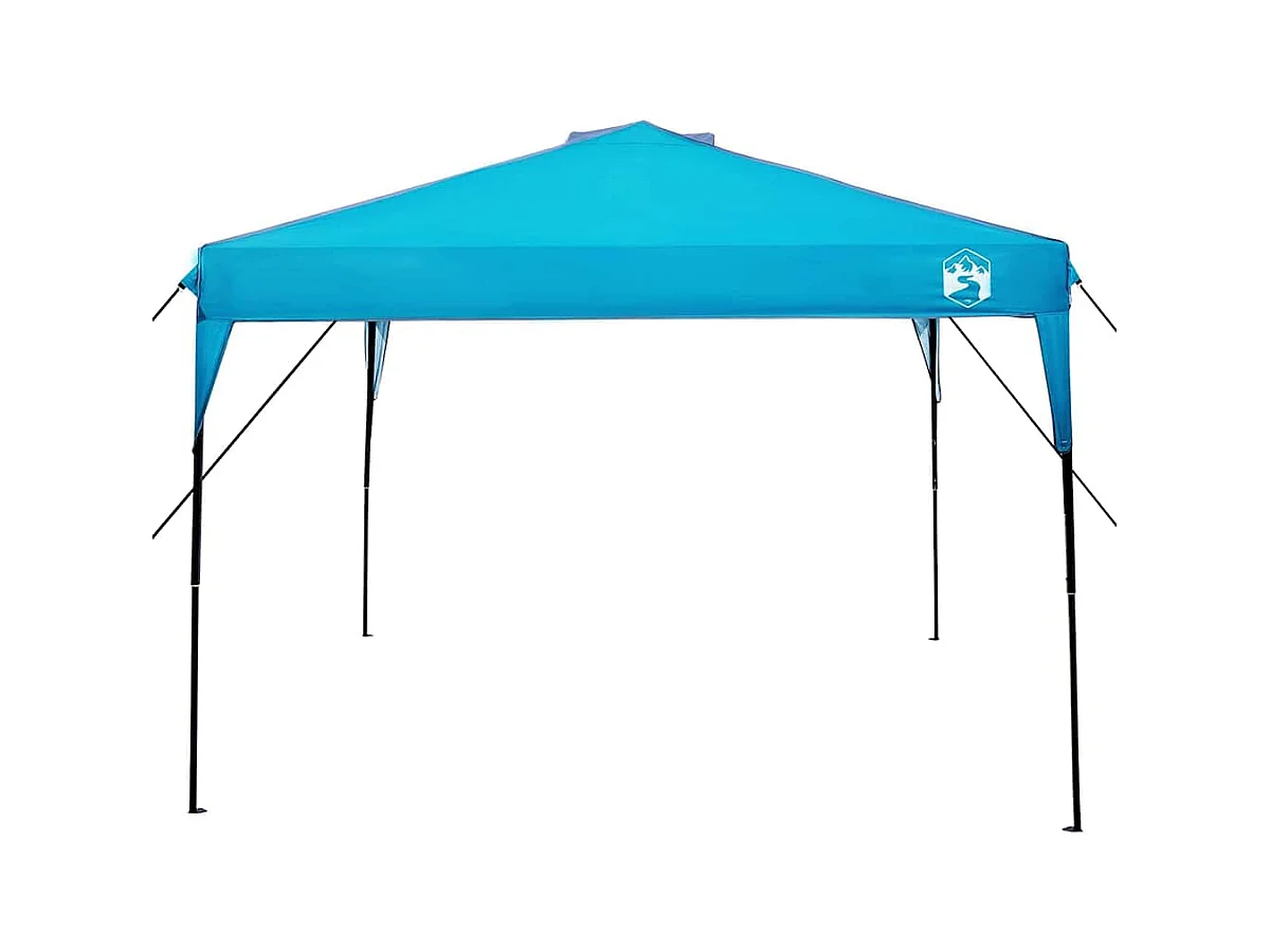 Tente à auvent pop-up Bleu 300 x 300 cm tissu