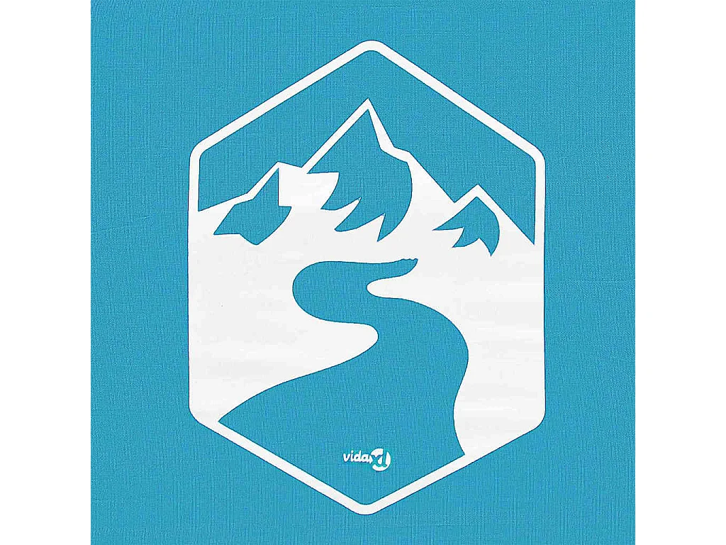 Tente à auvent pop-up Bleu 300 x 300 cm tissu