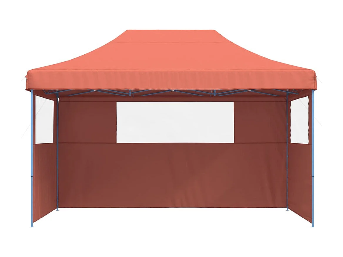 Carpa plegable para fiestas con 3 paredes laterales