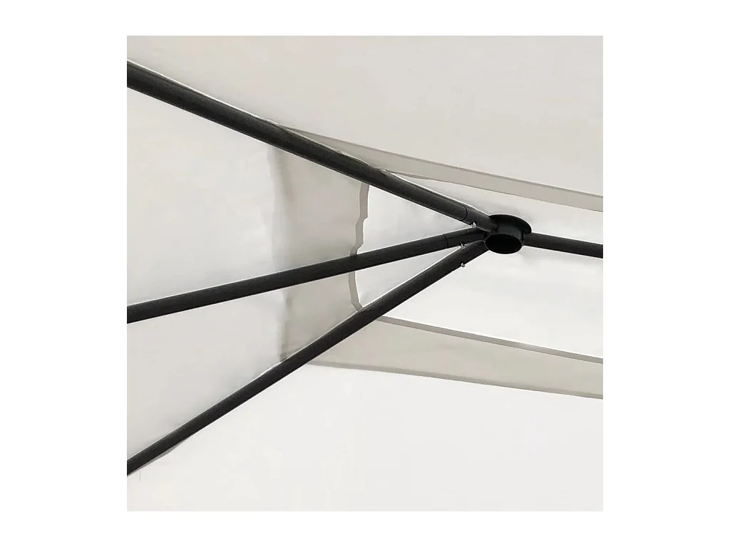 Pavillon mit Pfostenbespannung 2,98x5,3x2,59 m 160 g/m²