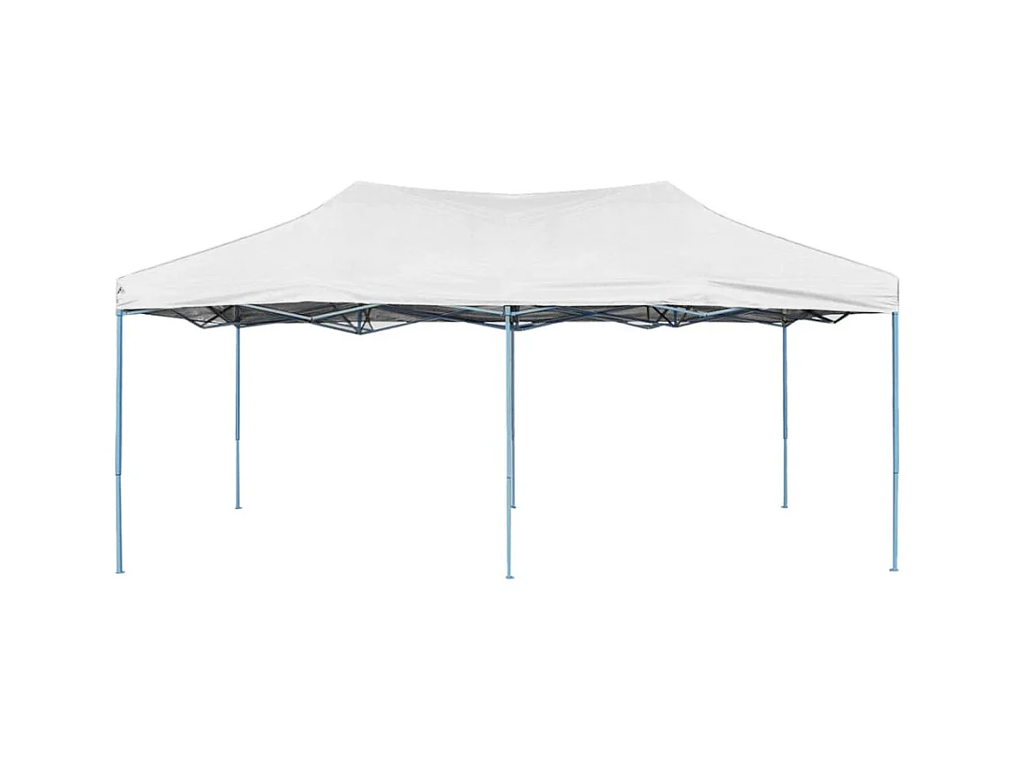 Carpa de recepción plegable profesional 3x6 m Acero Blanco