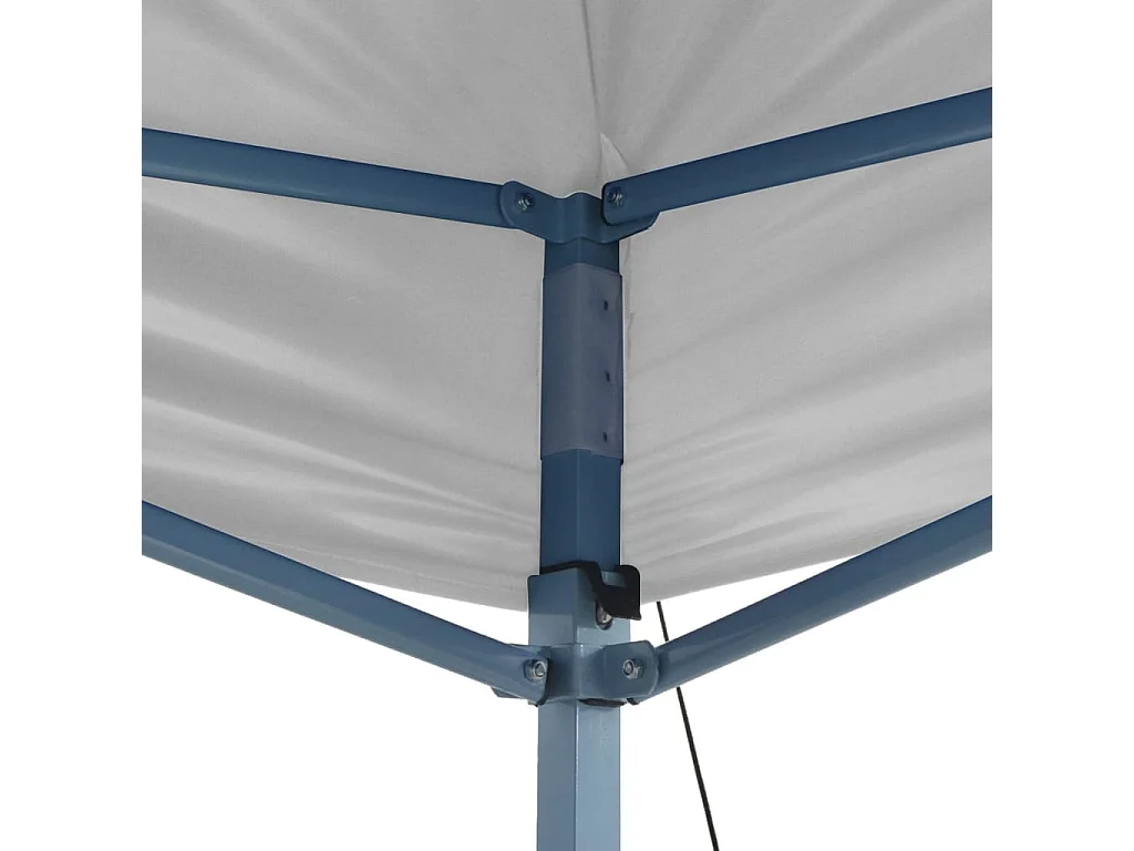 Carpa de recepción plegable profesional 3x6 m Acero Blanco