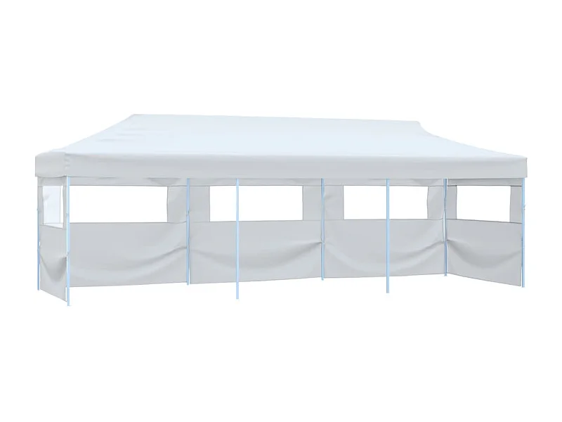 3x9m witte opvouwbare feesttent met 5 wanden