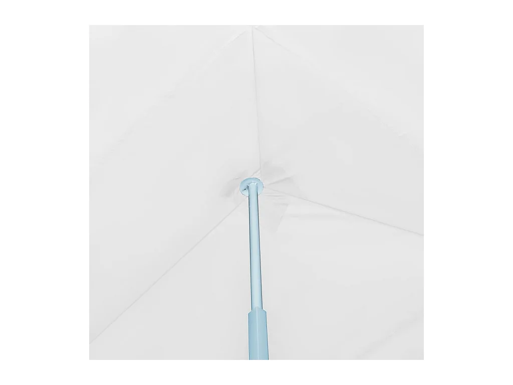 x 9 m weißes Pop-up-Faltpartyzelt mit 5 Wänden