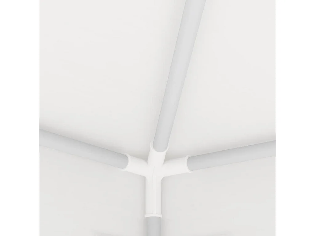Tenda per ricevimenti con pareti laterali 4x9 m Bianco 90 g/m²