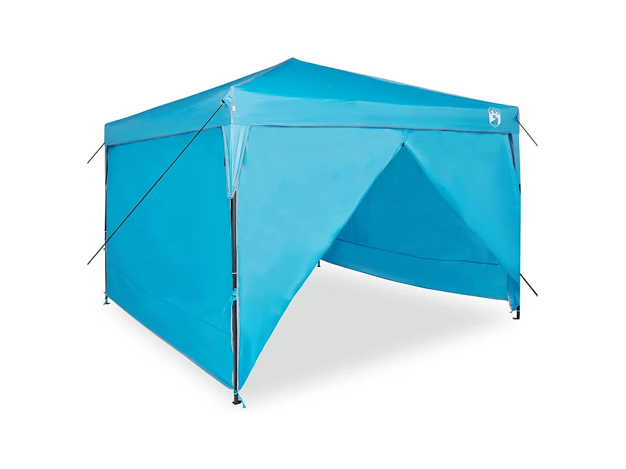 Tente à auvent pop-up Bleu 300 x 300 cm tissu