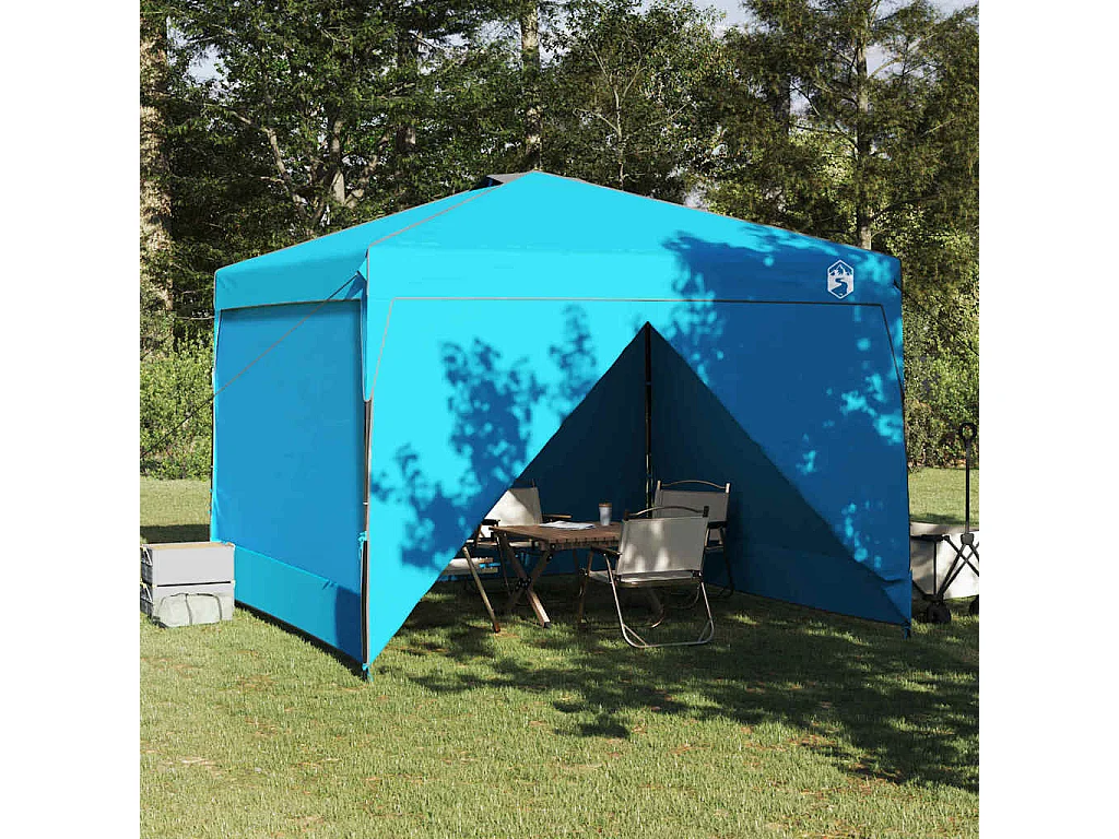 Pop-up luifeltent Blauw 300 x 300 cm stof