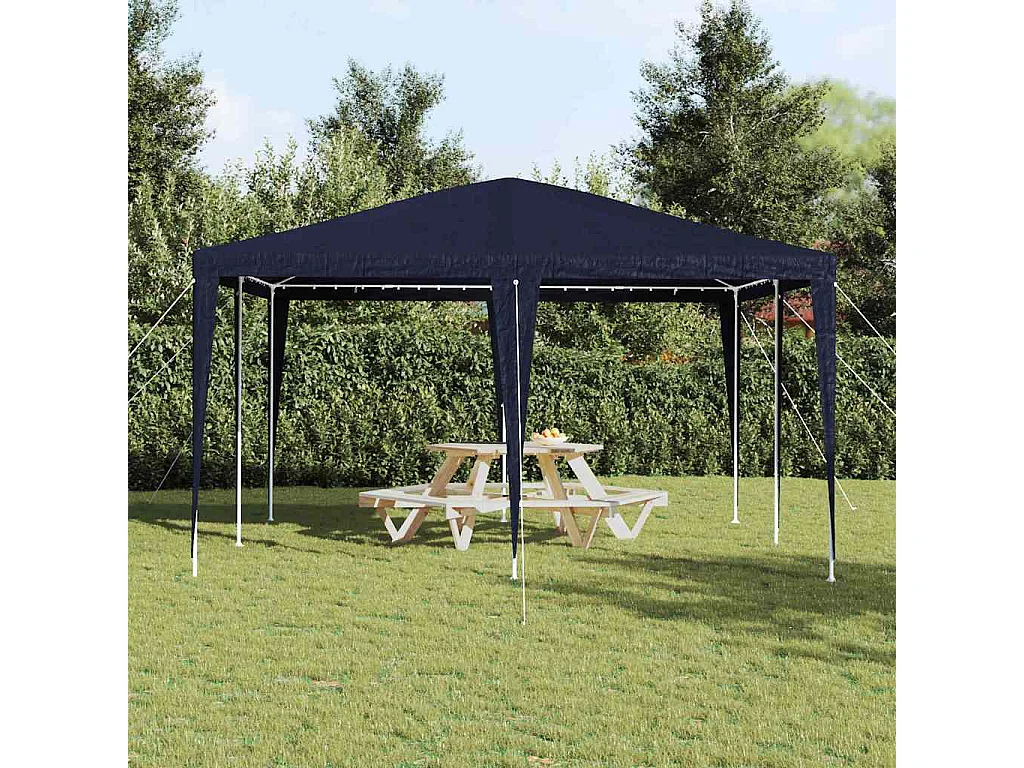 Tente de fête Bleu et Blanc 400 x 400 x 266 cm