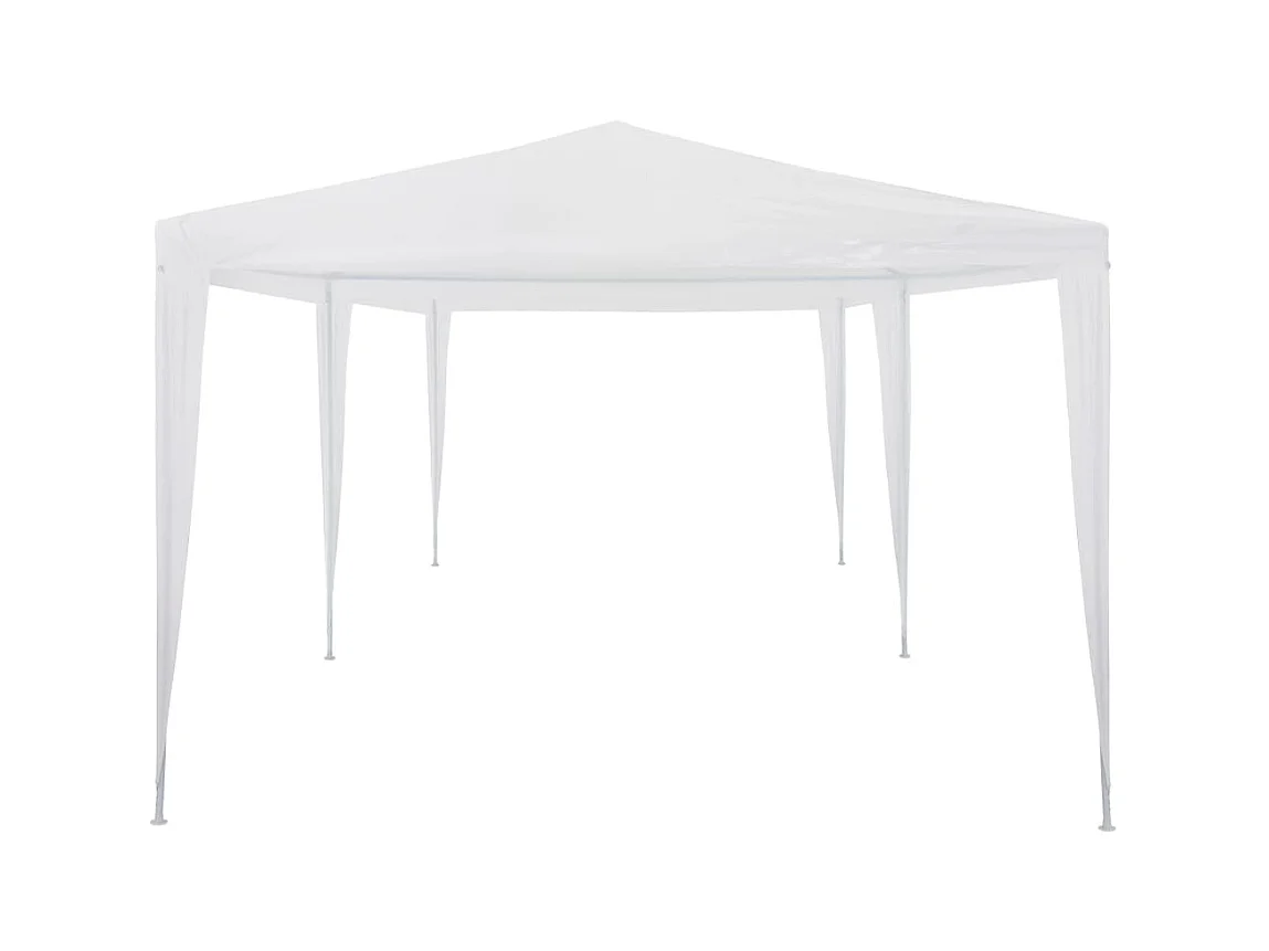 Carpa de recepción blanca de polietileno de 3 x 6 m