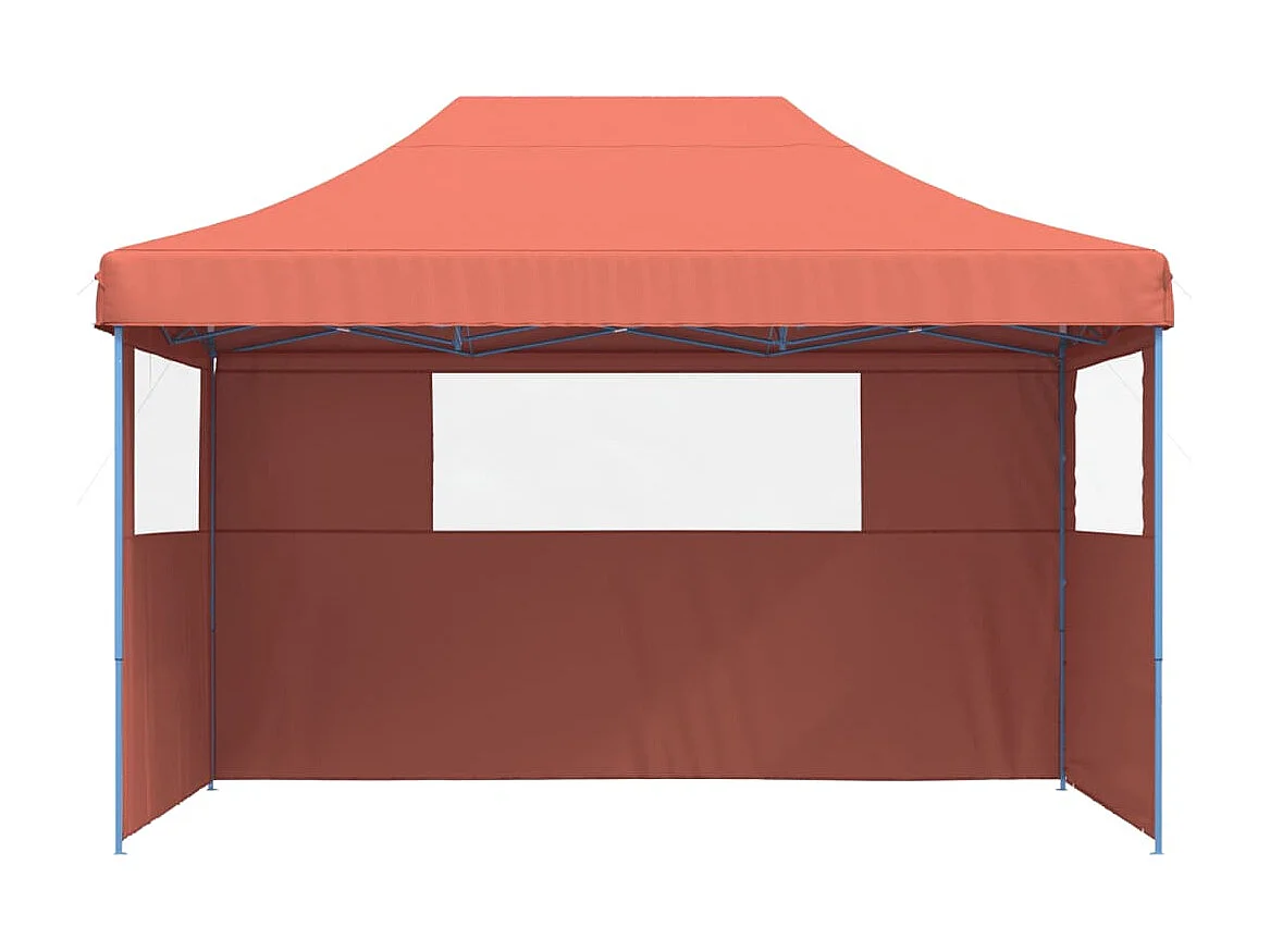 Carpa plegable para fiestas con 3 paredes laterales