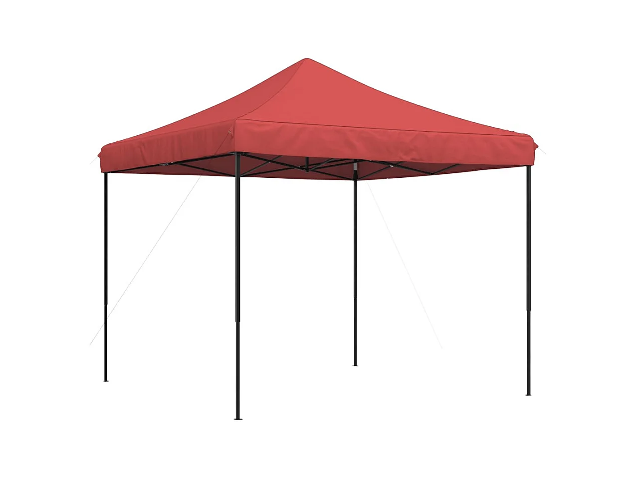 Carpa de recepción plegable retráctil burdeos 292x292x315 cm