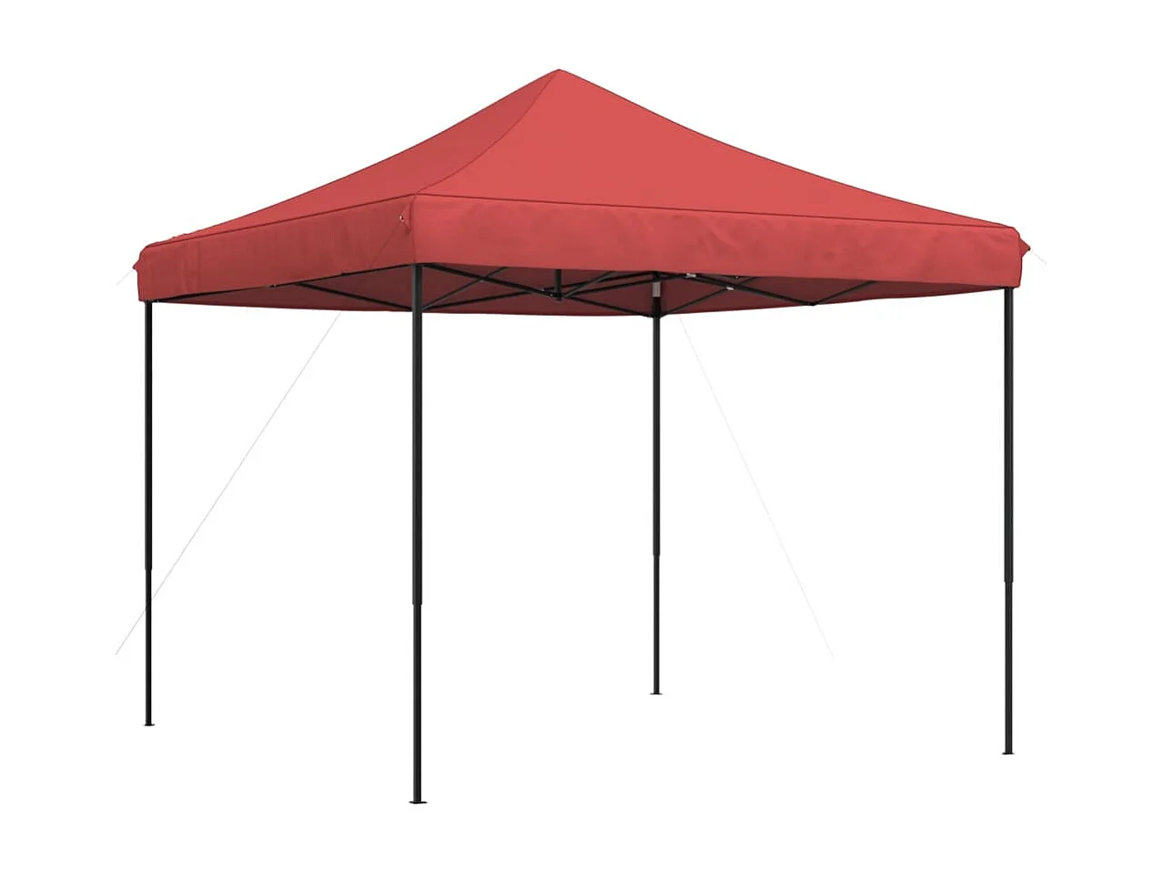 Carpa de recepción plegable retráctil burdeos 292x292x315 cm