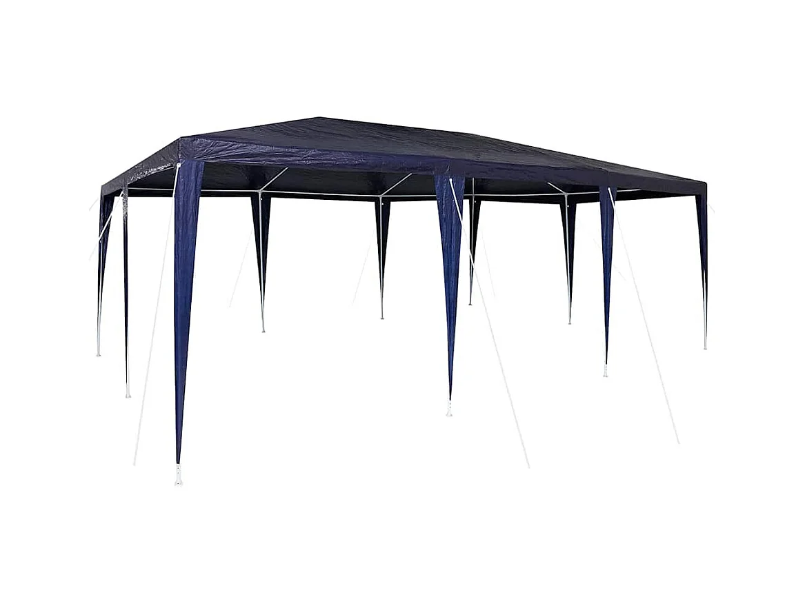 Tente de fête Bleu et Blanc 600 x 400 x 266 cm