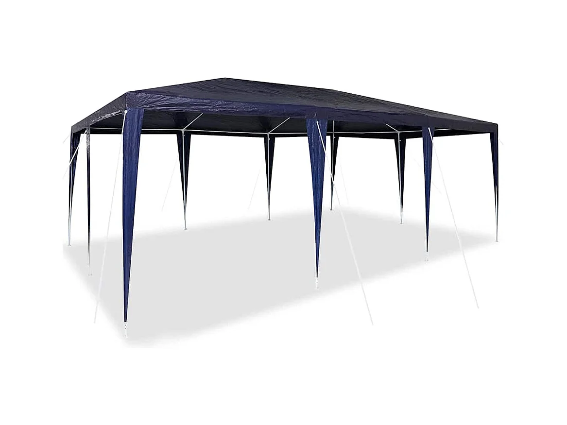 Tente de fête Bleu et Blanc 600 x 400 x 266 cm