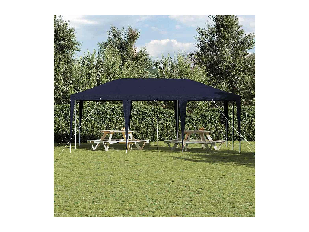 Tente de fête Bleu et Blanc 600 x 400 x 266 cm