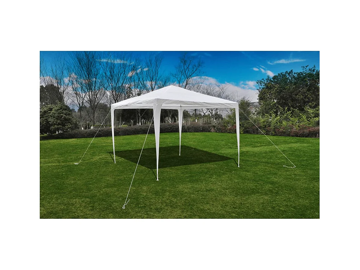 Cenador de jardín con techo piramidal 3x3 m