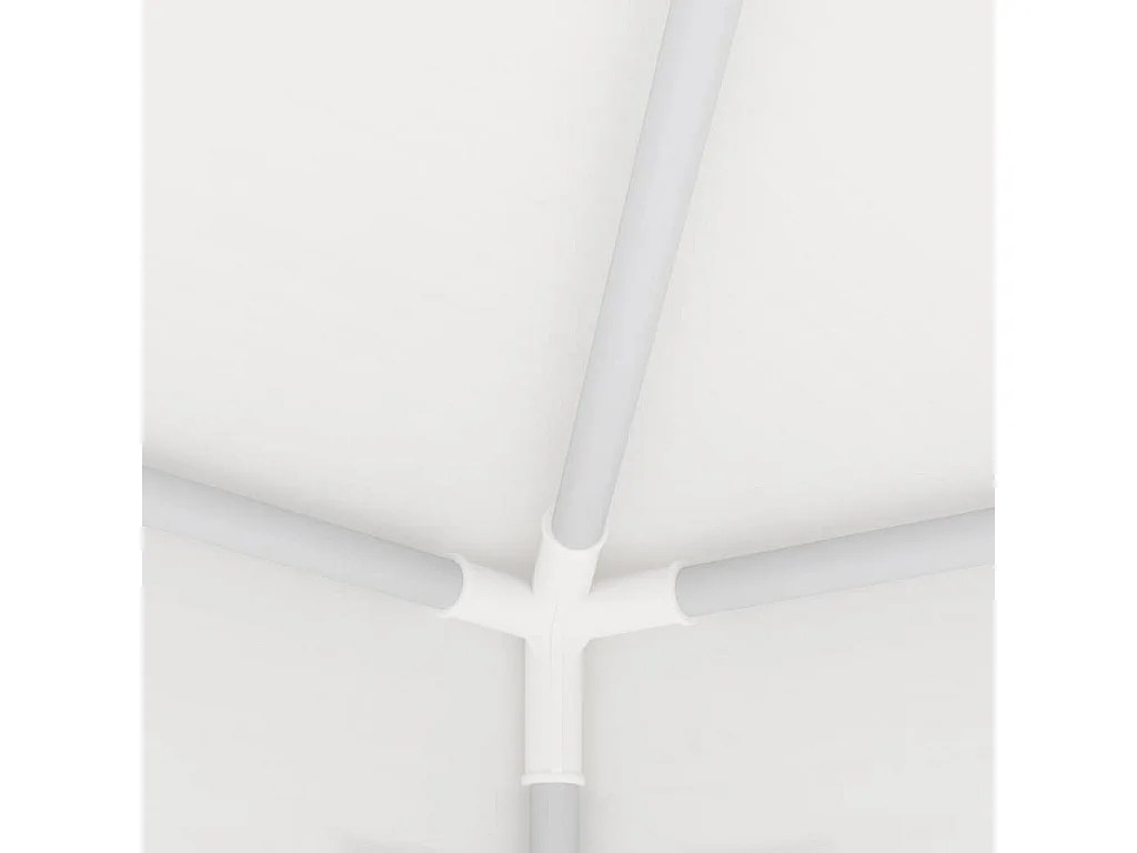 Tenda per ricevimenti con pareti laterali 2x2 m Bianco 90 g/m²