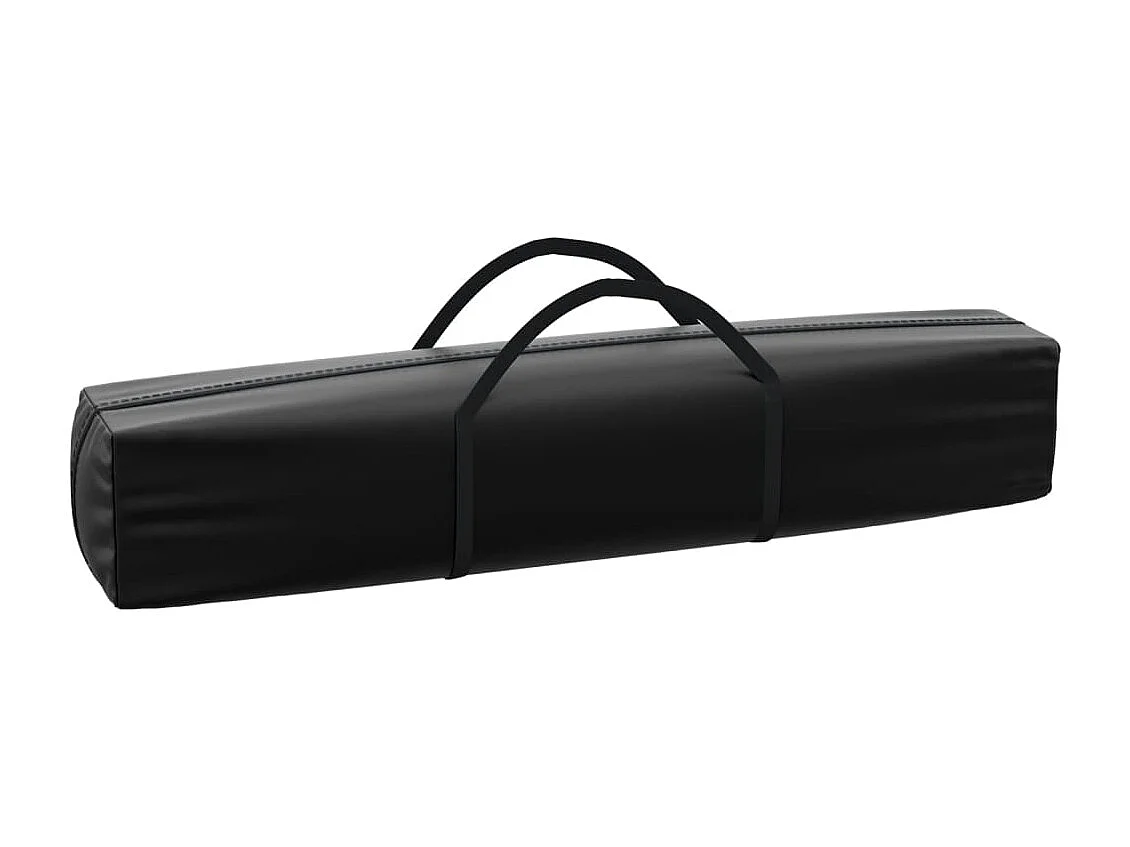 Carpa de recepción plegable con paredes Negra 3x6 m