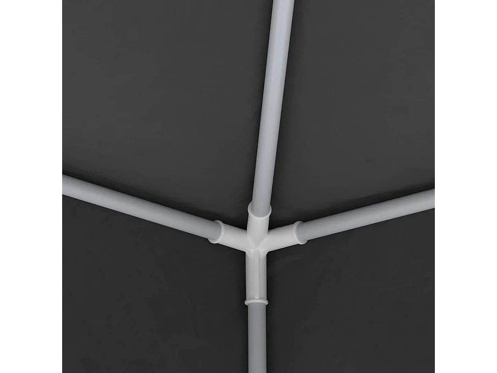 Carpa de recepción y paredes laterales 4x4 m Antracita 90 g/m²