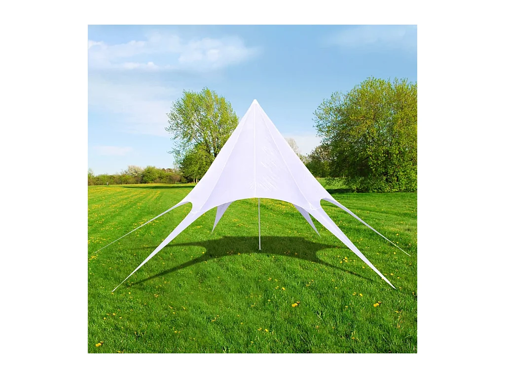 Carpa de jardín en forma de estrella de 10 m